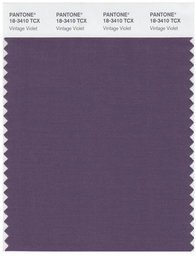 Pantone Smart 18-3410 TCX Color Swatch Card | Vintage Violet