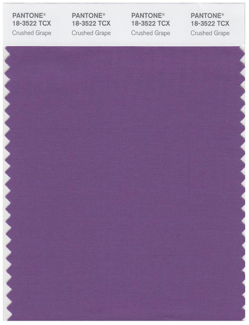 Pantone Smart 18-3522 TCX Color Swatch Card | Crushed Grape