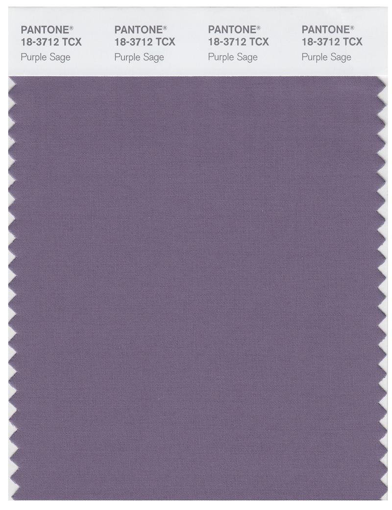 Pantone Smart 18-3712 TCX Color Swatch Card | Purple Sage