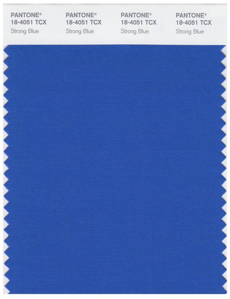   ブルーライン Pantone Smart 18-4051 TCX Color Swatch Card | Strong Blue