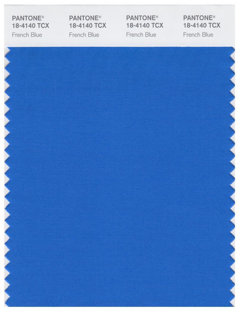 Pantone Smart 18-4140 TCX Color Swatch Card | French Blue