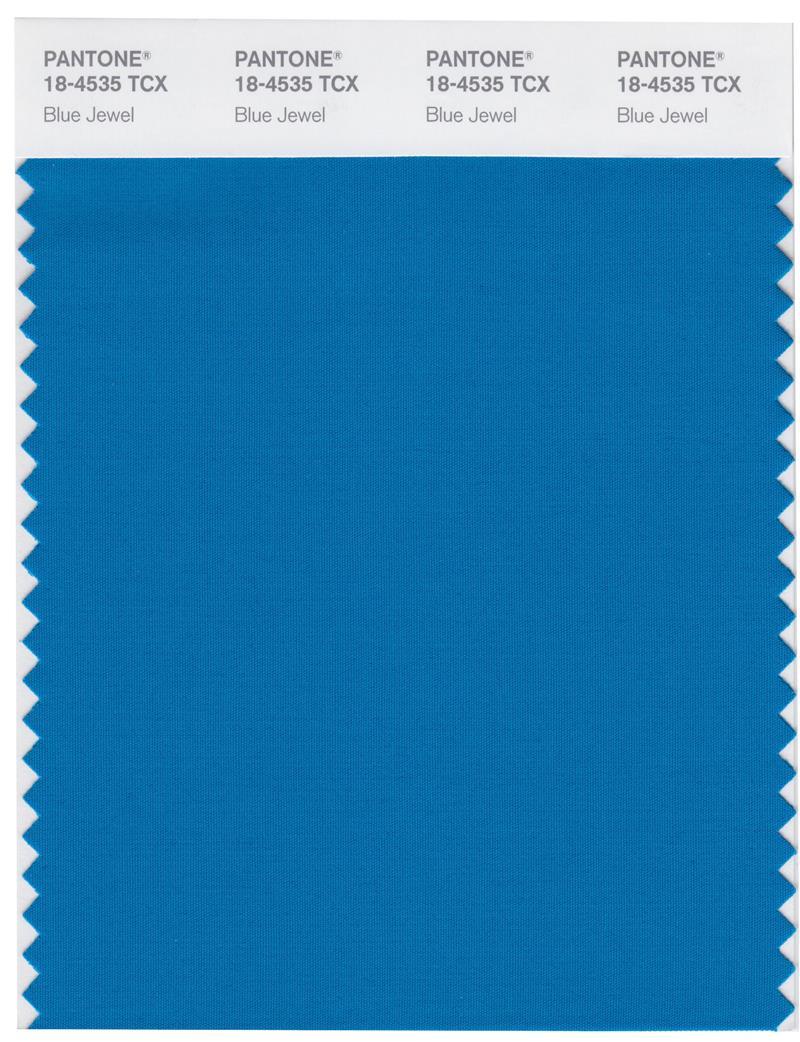 Pantone Smart 18-4535 TCX Color Swatch Card | Blue Jewel