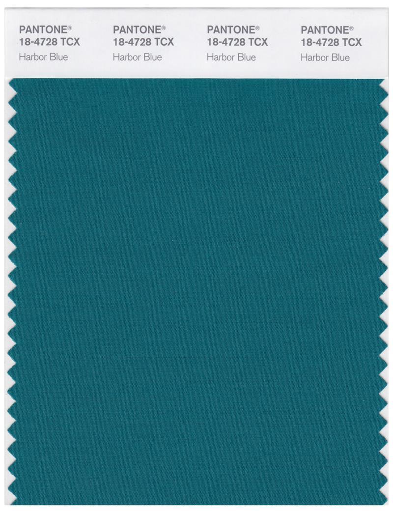 Pantone Smart 18-4728 TCX Color Swatch Card | Harbor Blue