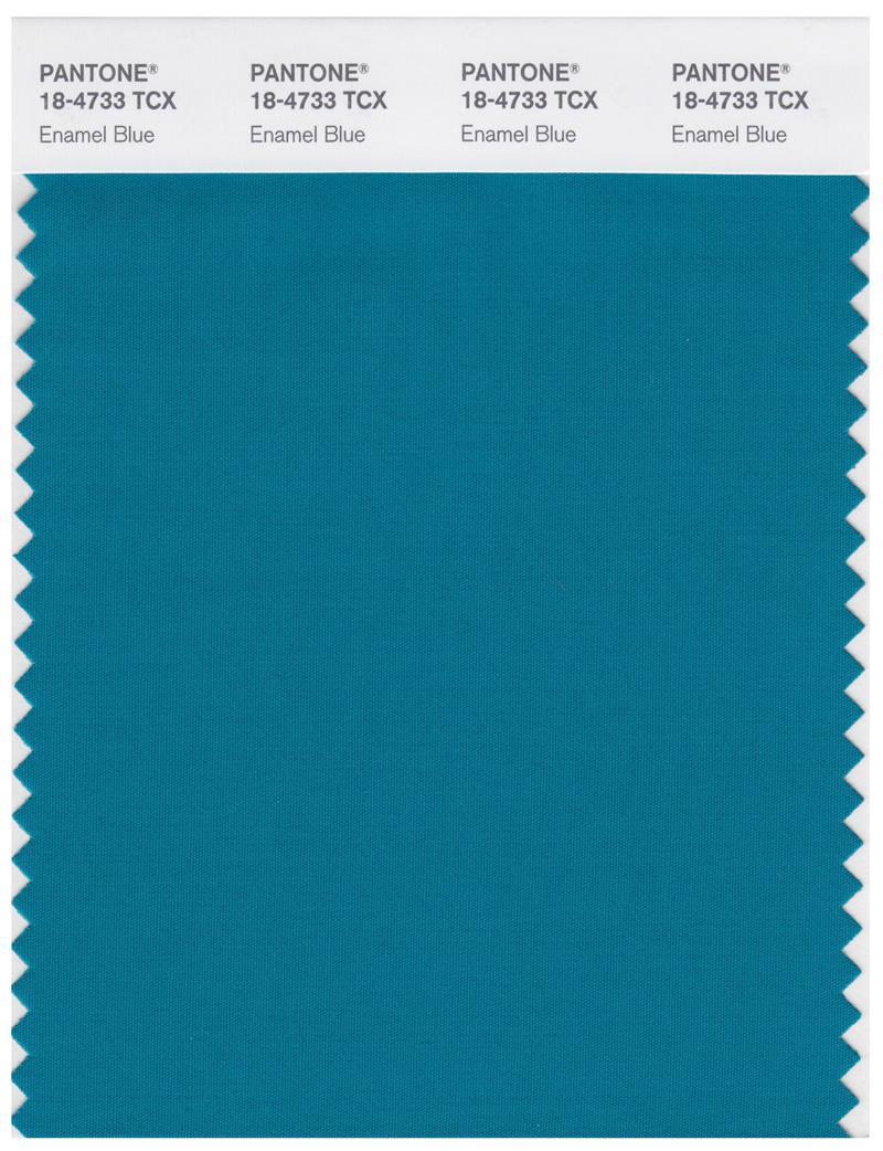 Pantone Smart 18-4733 TCX Color Swatch Card | Enamel Blue | Magazine ...