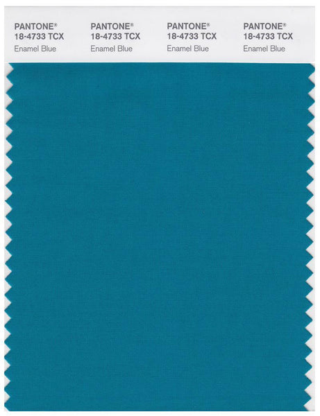 Pantone Smart 18-4733 TCX Color Swatch Card | Enamel Blue