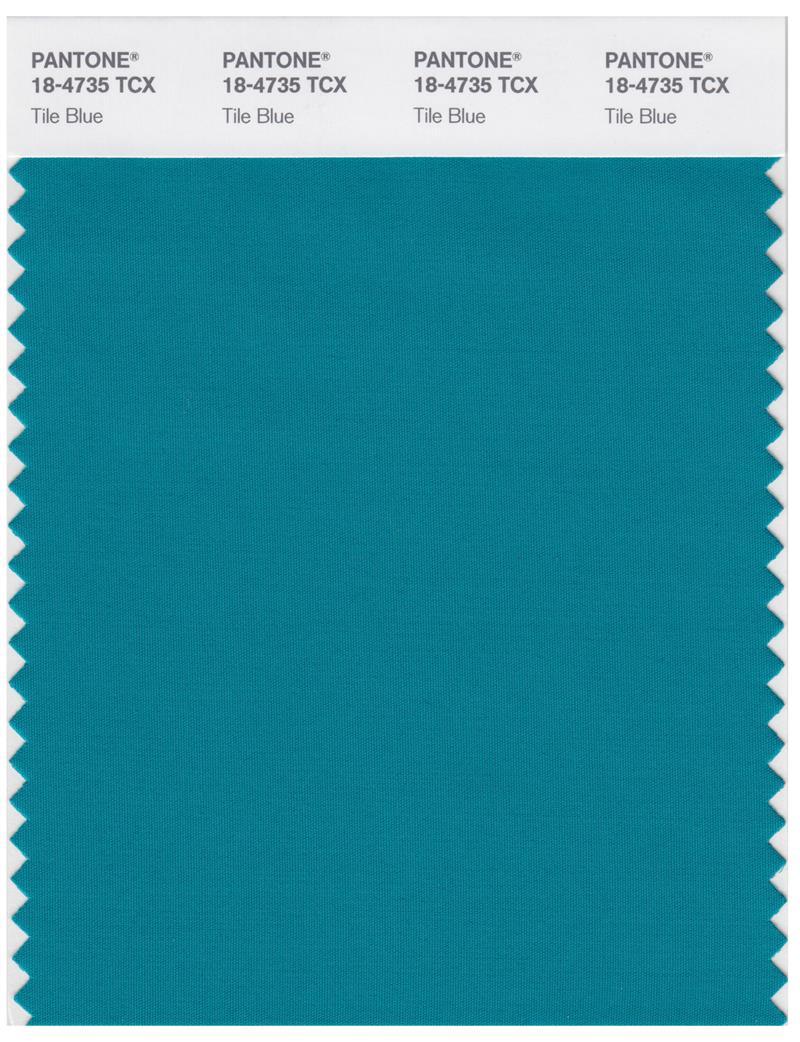 Pantone Smart 18-4735 TCX Color Swatch Card | Tile Blue