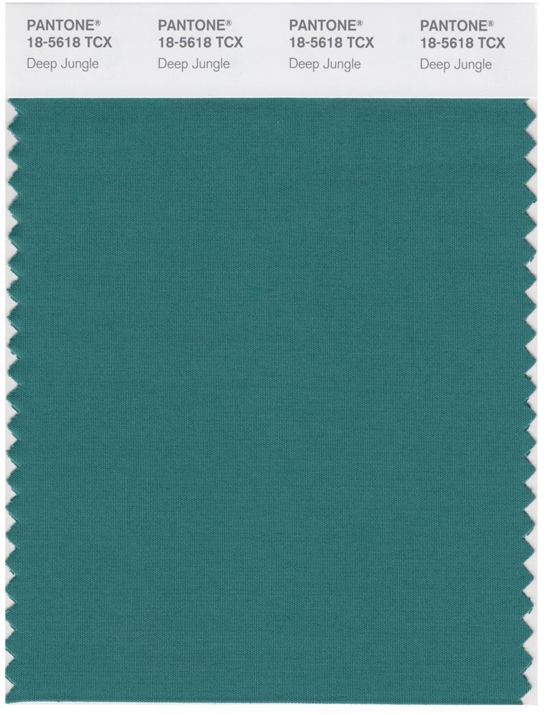 Pantone Smart 18-5618 TCX Color Swatch Card | Deep Jungle