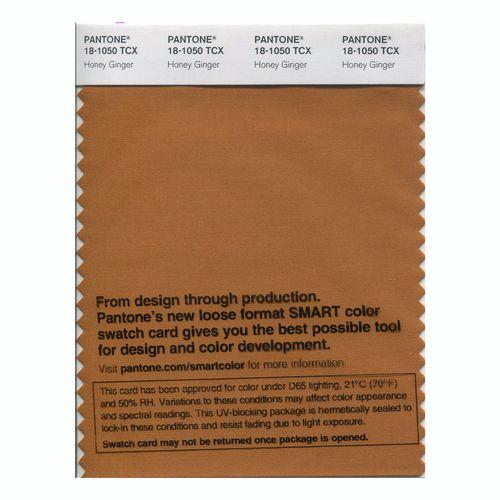Pantone Smart 18-1050 TCX Color Swatch Card | Honey Ginger