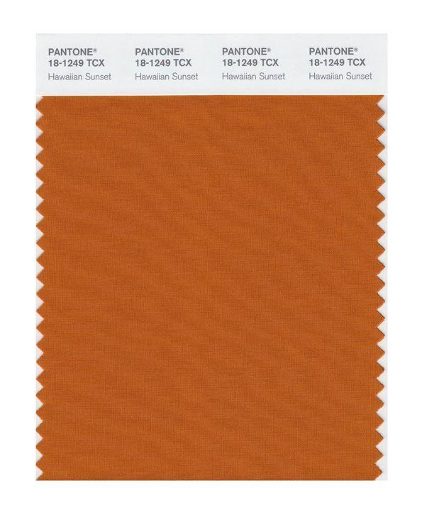 Pantone Smart 18-1249 TCX Color Swatch Card | Hawaiian Sunset