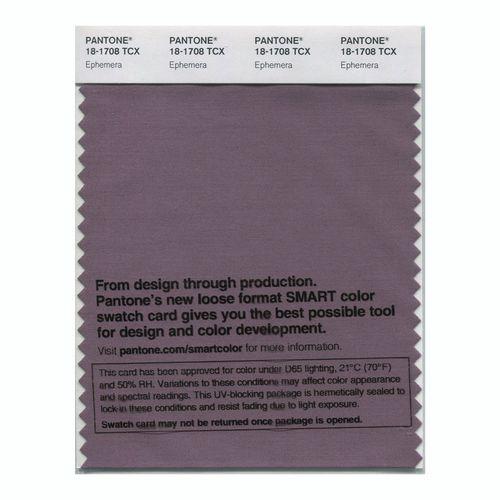 Pantone Smart 18-1708 TCX Color Swatch Card | Ephemera