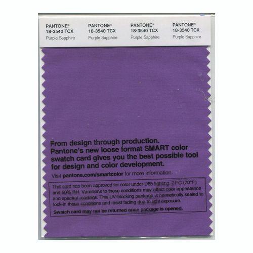 Pantone Smart 18-3540 TCX Color Swatch Card | Purple Sapphire