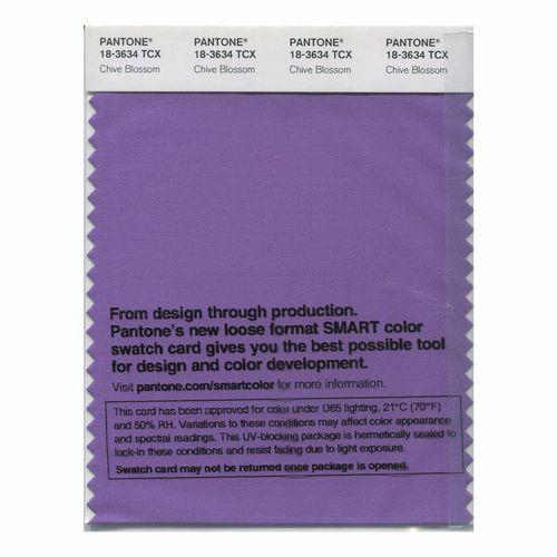 Pantone Smart 18-3634 TCX Color Swatch Card | Chive Blossom