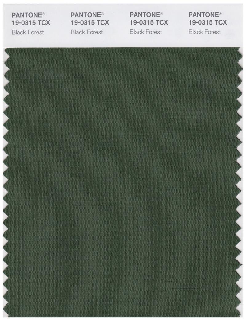 Pantone Forest Green Shades