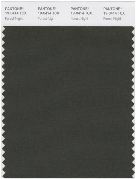 Pantone Smart 19-0414 TCX Color Swatch Card | Forest Night