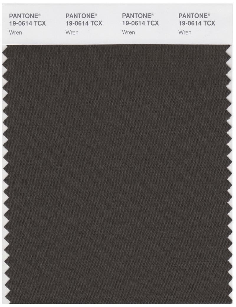 Pantone Smart 19-0614 TCX Color Swatch Card | Wren