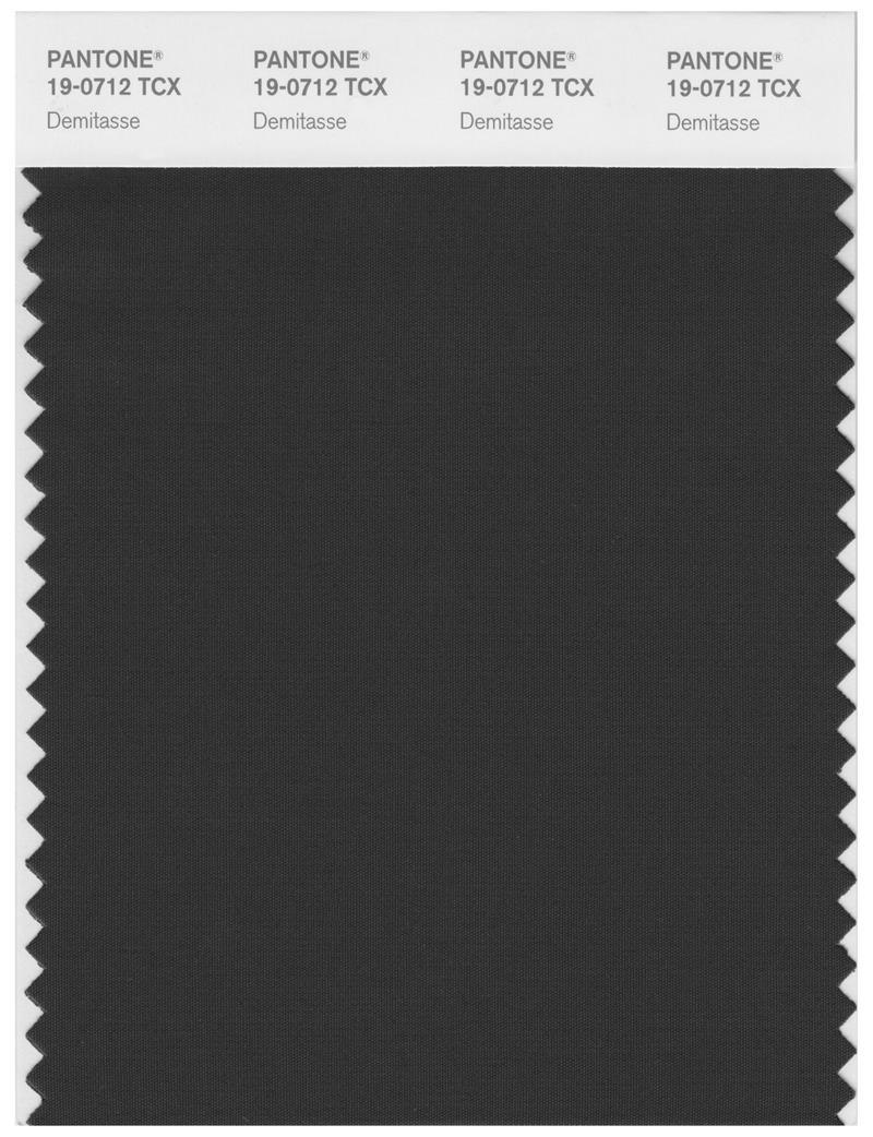 Pantone Smart 19-0712 TCX Color Swatch Card | Demitasse