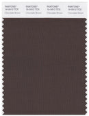 Pantone Smart 19-0912 TCX Color Swatch Card | Chocolate Brown