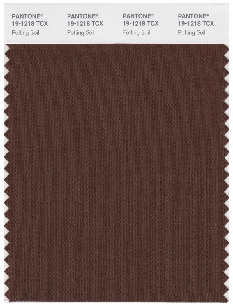 Pantone Smart 19-1218 TCX Color Swatch Card | Potting Soil | Magazine ...