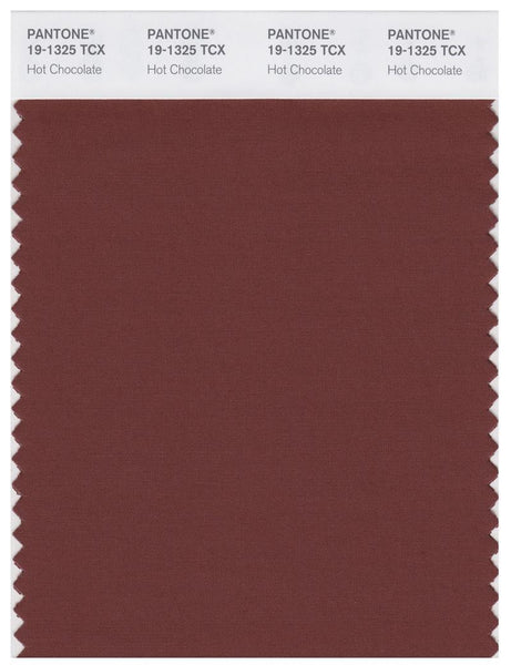 ♢ちゃんこ♢ Pantone Smart 19-1325 TCX Color Swatch Card | Hot Chocolate