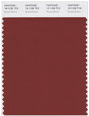 Pantone Smart 19-1338 TCX Color Swatch Card | Russet Brown