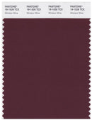 Pantone Smart 19-1528 TCX Color Swatch Card | Windsor Wine