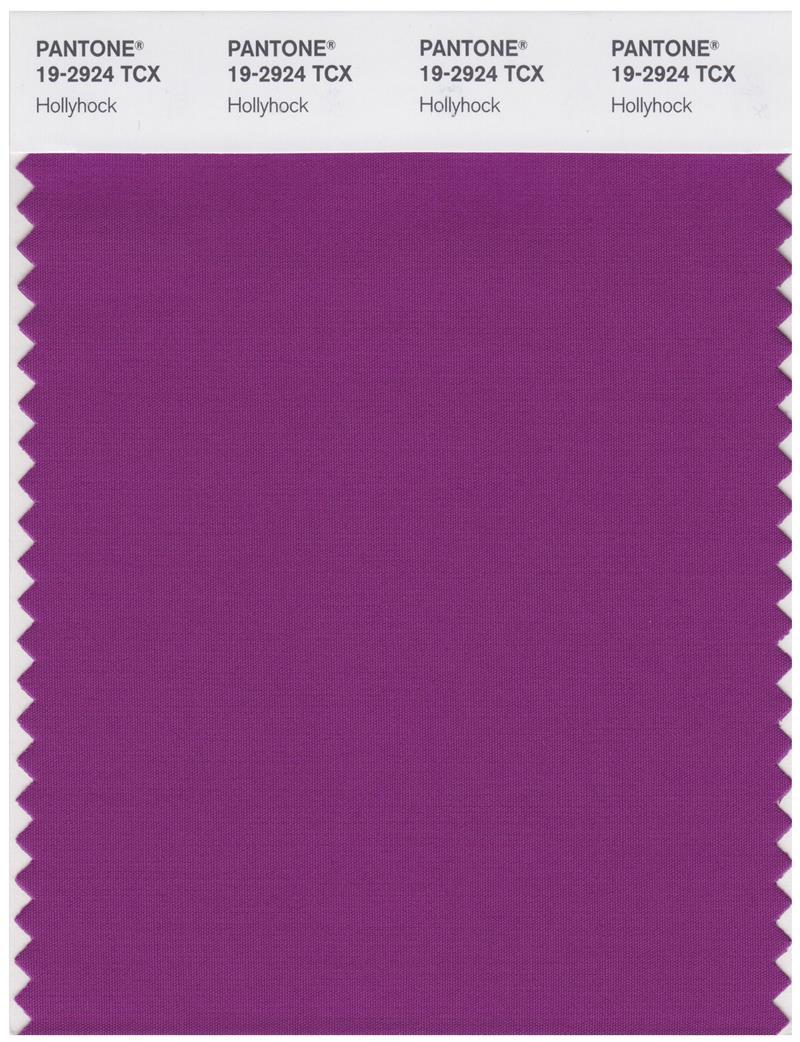 Pantone Smart 19-2924 TCX Color Swatch Card | Hollyhock | Magazine