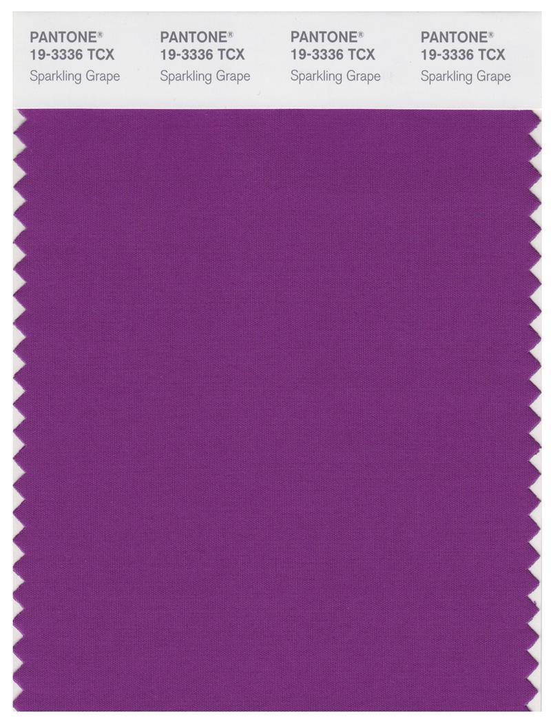 Pantone Smart 19-3336 TCX Color Swatch Card | Sparkling Grape