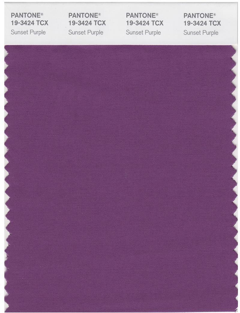 Pantone Smart 19-3424 TCX Color Swatch Card | Sunset Purple | Magazine ...