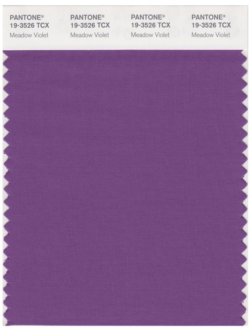 Pantone Smart 19-3526 TCX Color Swatch Card | Meadow Violet