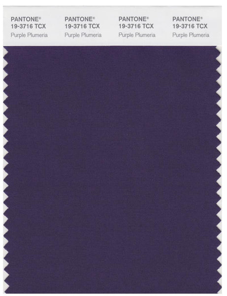 Pantone Smart 19-3716 TCX Color Swatch Card | Purple Plumeria