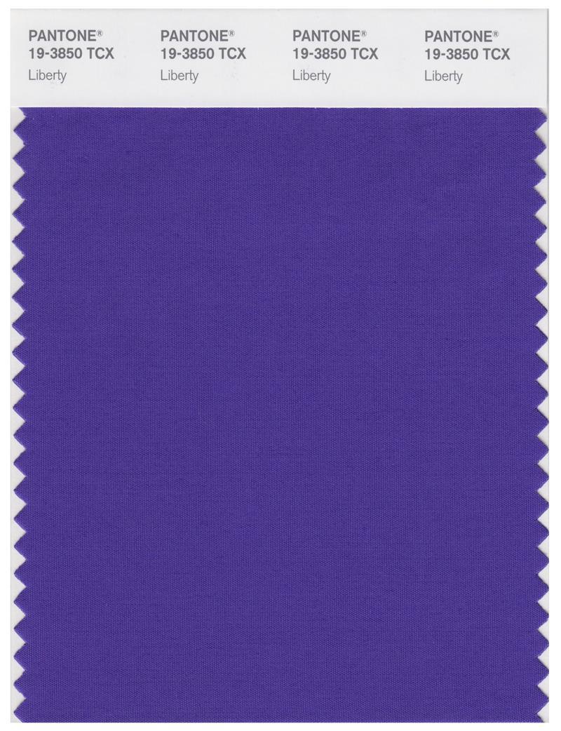 Pantone Smart 19-3850 TCX Color Swatch Card | Liberty
