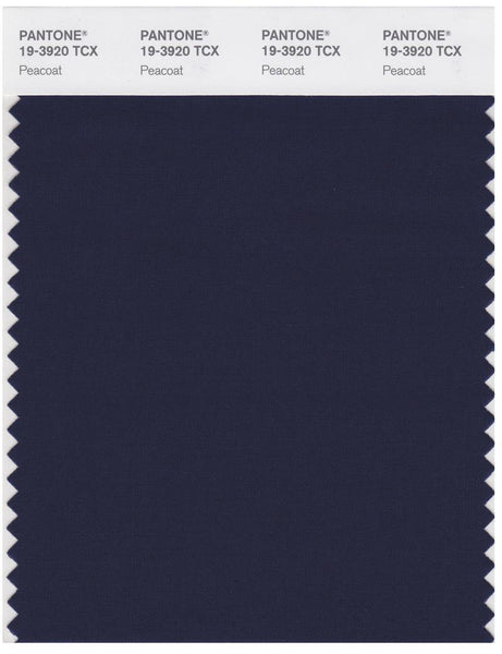 Pantone Smart 19-3920 TCX Color Swatch Card | Peacoat | Magazine