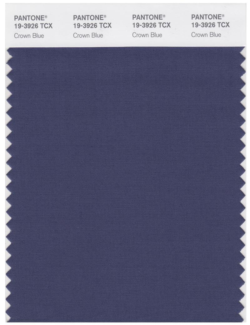 Pantone Smart 19-3926 TCX Color Swatch Card | Crown Blue