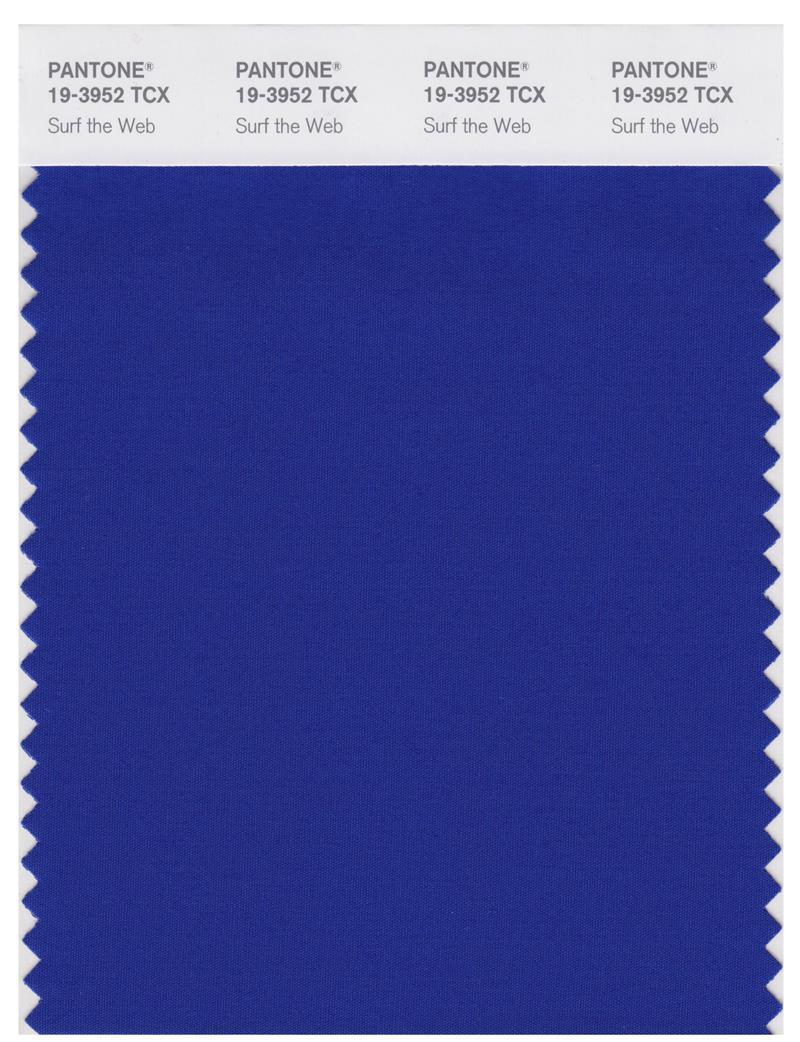 Pantone Smart 19-3952 TCX Color Swatch Card | Surf The Web