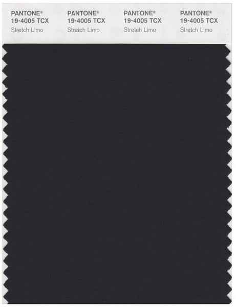 Pantone Smart 19-4005 TCX Color Swatch Card | Stretch Limo
