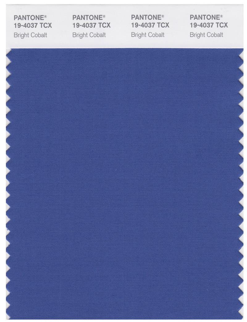 Pantone Smart 19-4037 TCX Color Swatch Card | Bright Cobalt