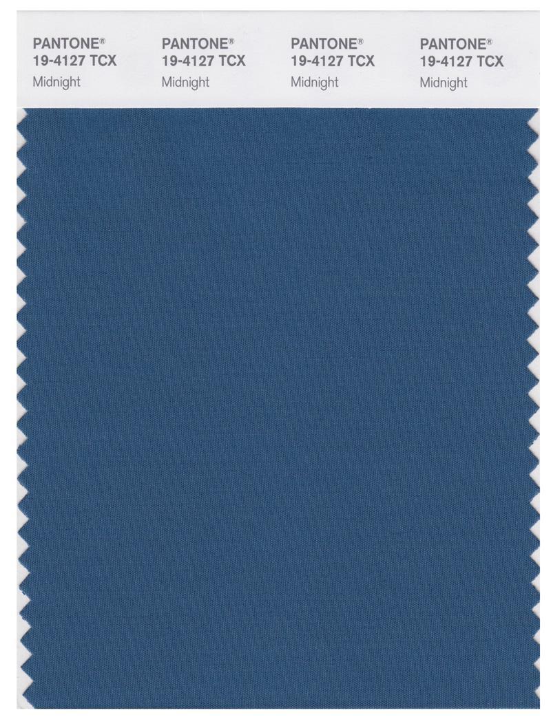 Pantone Smart 19-4127 TCX Color Swatch Card | Midnight | Magazine