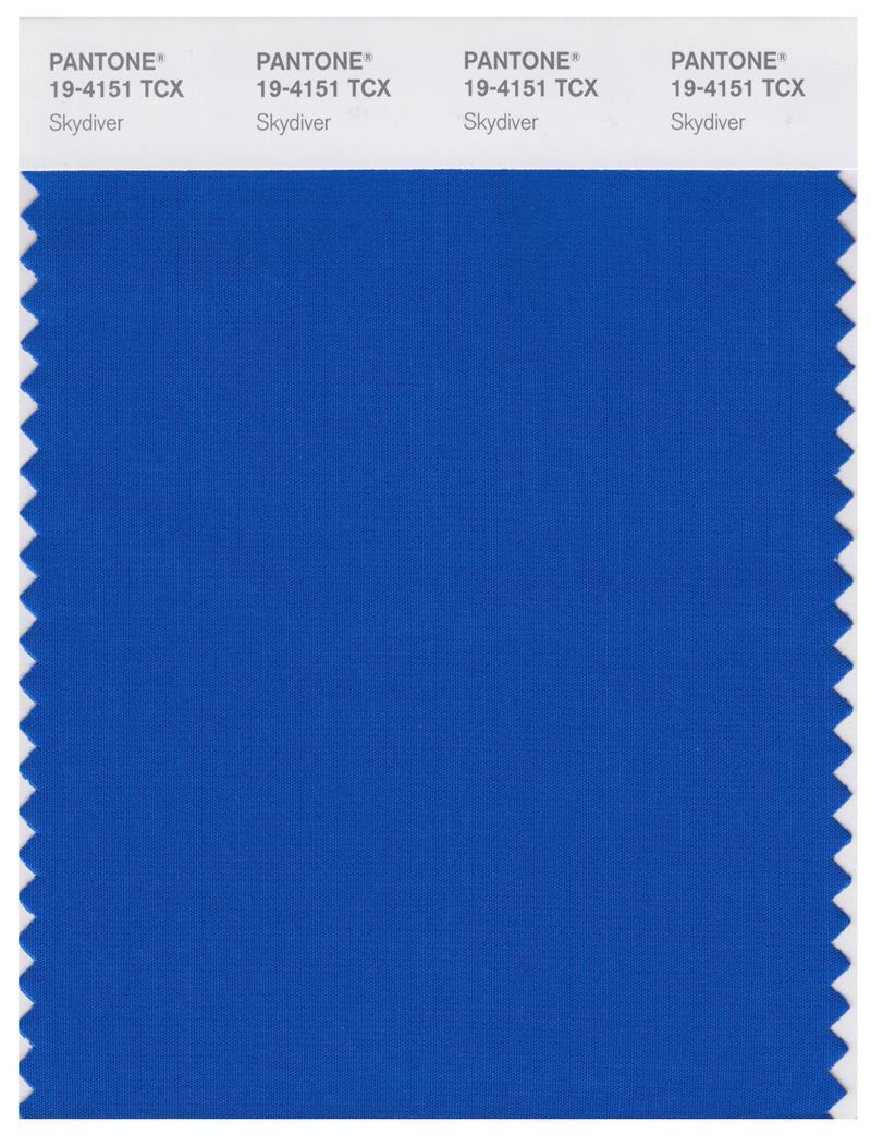 Pantone Smart 19-4151 TCX Color Swatch Card | Skydiver | Magazine