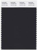 Pantone Smart 19-4203 TCX Color Swatch Card | Moonless Night