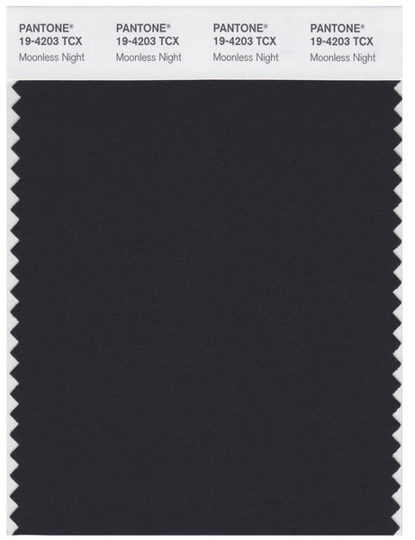 Pantone Smart 19-4203 TCX Color Swatch Card | Moonless Night