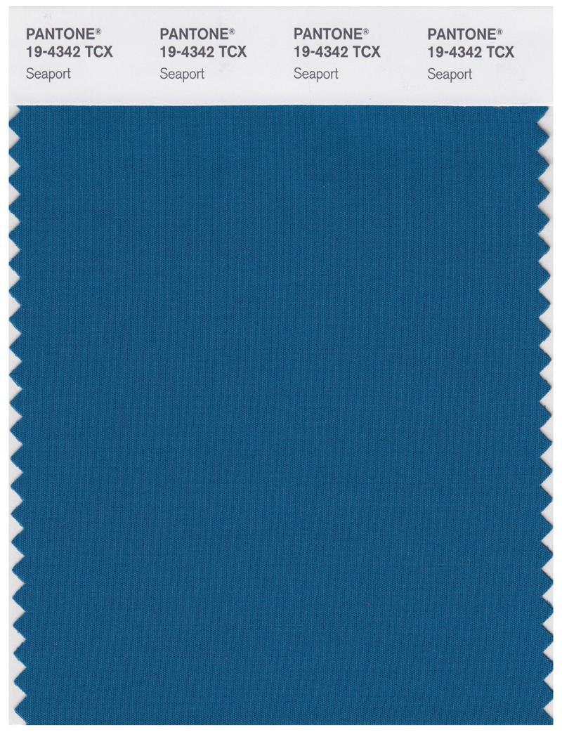 Pantone Smart 19-4342 TCX Color Swatch Card | Seaport | Magazine