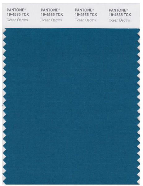 Pantone Smart 19-4535 TCX Color Swatch Card | Ocean Depths
