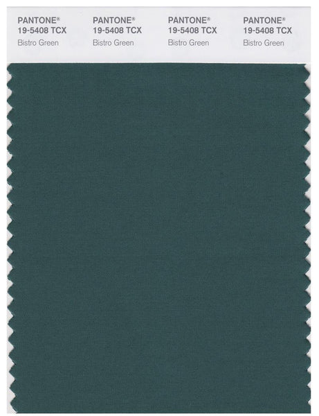 Pantone Smart 19-5408 TCX Color Swatch Card | Bistro Green