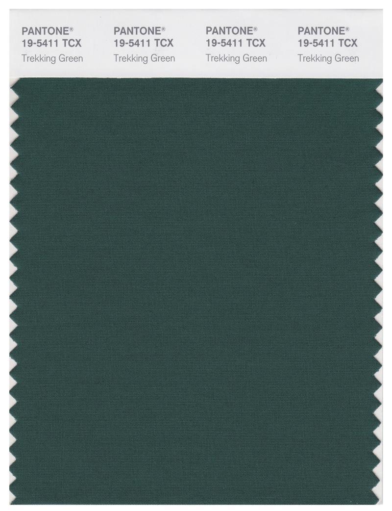 Pantone Smart 19-5411 TCX Color Swatch Card | Trekking Green | Magazine ...