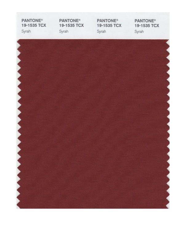 Pantone Smart 19-1535 TCX Color Swatch Card | Syrah | Magazine