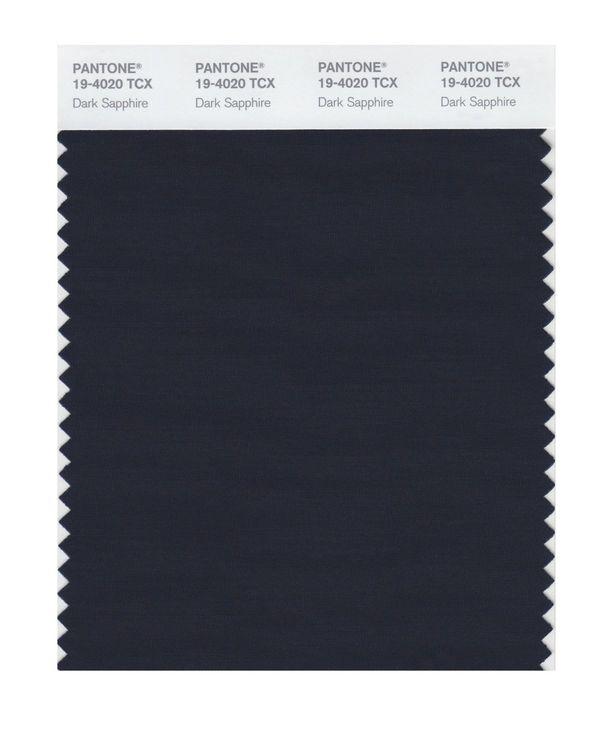 色見本 Pantone Smart 19-4020 TCX Color Swatch Card | Dark Sapphire