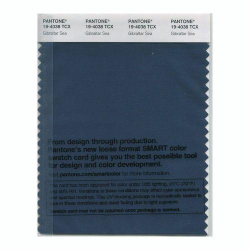 アレクページ Pantone Smart 19-4038 TCX Color Swatch Card | Gibraltar Sea