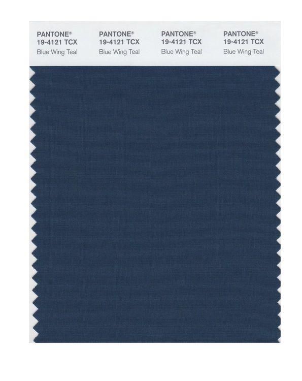 Pantone Smart 19-4121 TCX Color Swatch Card | Blue Wing Teal