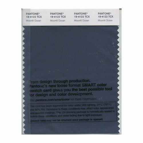 Pantone Smart 19-4122 TCX Color Swatch Card | Moonlit Ocean