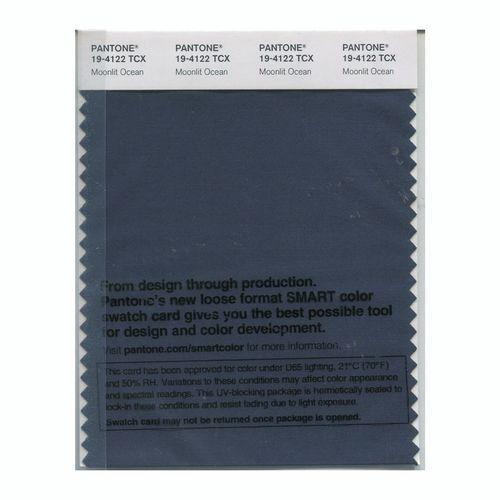 Pantone Smart 19-4122 TCX Color Swatch Card | Moonlit Ocean